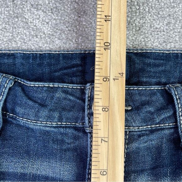 Daytrip Virgo Capri Jeans Women’s 30X24 Blue Straight Mod-Rise Dark Denim - Picture 10 of 13